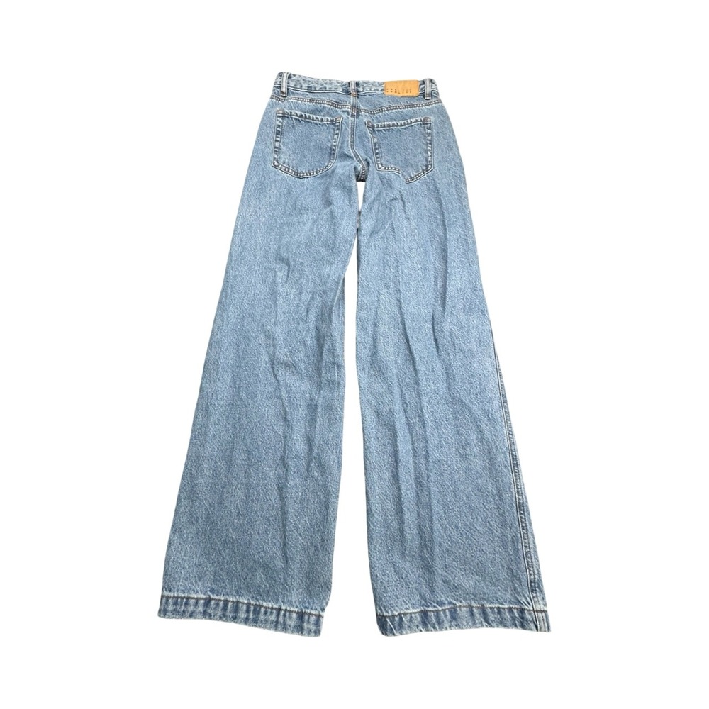 PacSun Jeans Womens 24 Blue Casey Low Rise Baggy Wide Leg Light Wash Denim - Picture 2 of 13